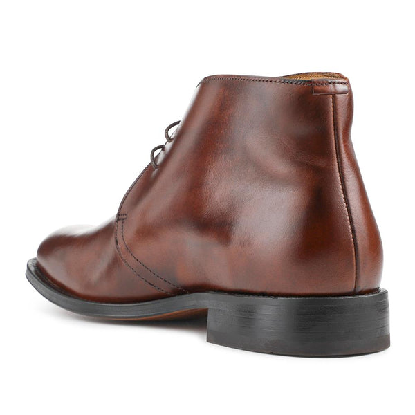 Jones Bootmaker Men's Campbell Suede Desert Boots - Cognac