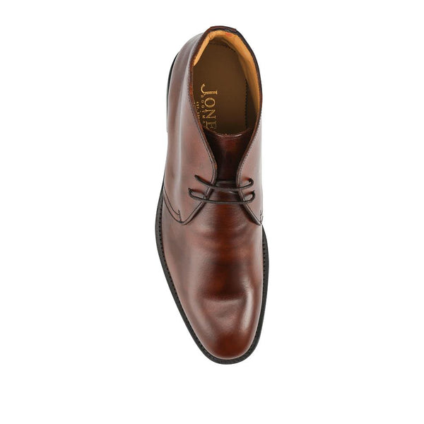 Jones Bootmaker Men's Campbell Suede Desert Boots - Cognac