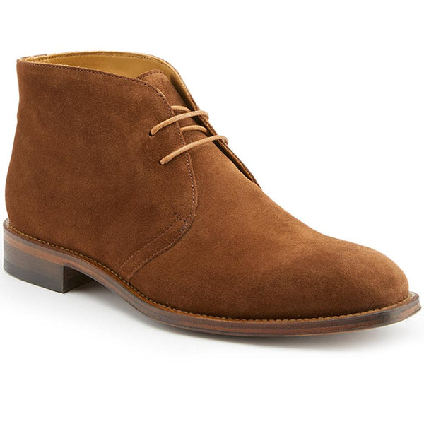 jones bootmaker Men's Campbell Suede Desert Boots - Tobacco Suede