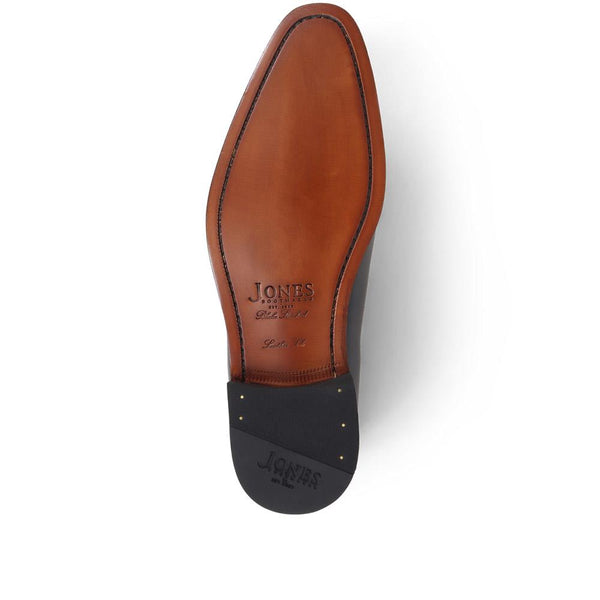 Jones Bootmaker Men's Caspian Wholecut Oxford Leather Shoes - Black