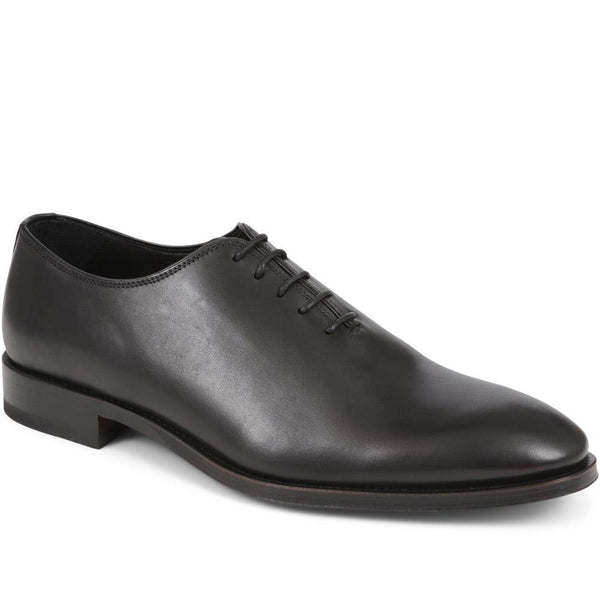 jones bootmaker Men's Caspian Wholecut Oxford Leather Shoes - Black