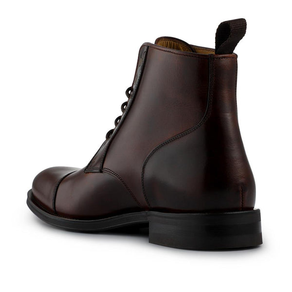 Jones Bootmaker Men's Chalkwell Smart Leather Lace-Up Boots - Cognac