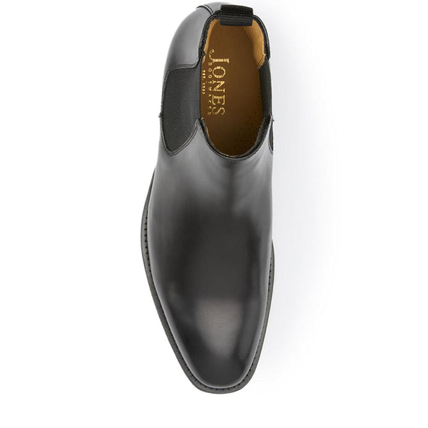 Jones Bootmaker Men's Cheltenham Handmade Chelsea Boots - Black