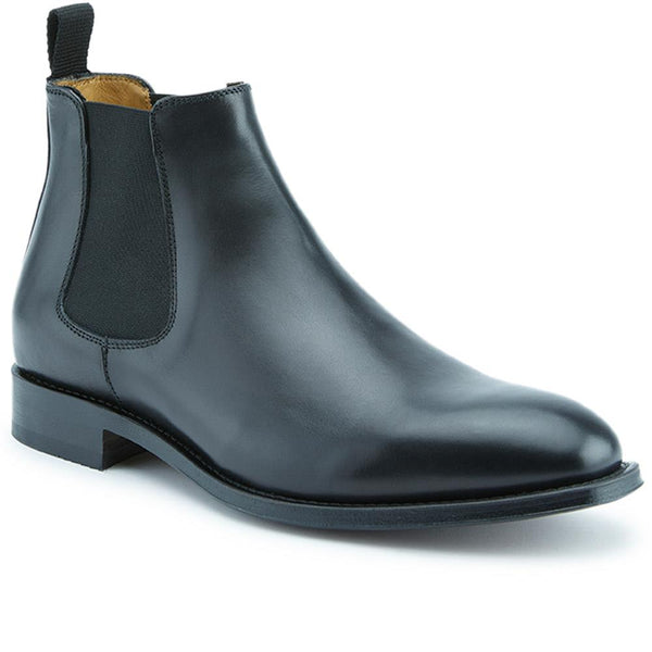 jones bootmaker Men's Cheltenham Handmade Chelsea Boots - Black