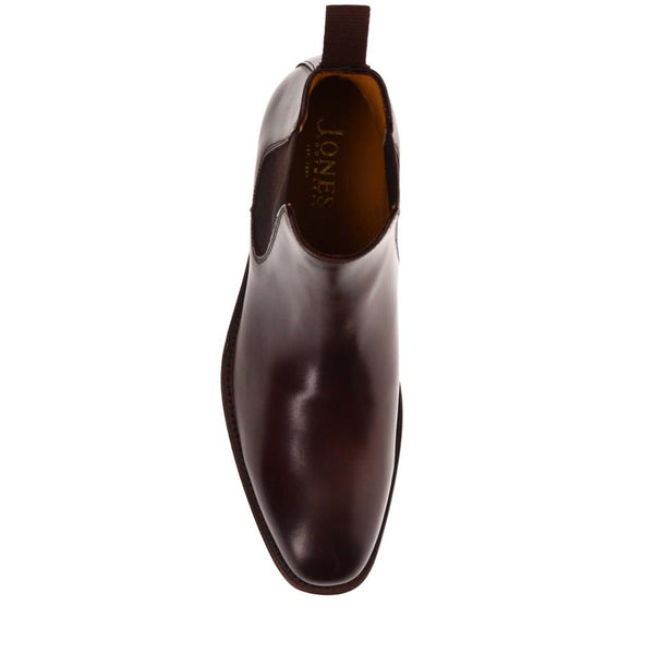 Jones Bootmaker Men's Cheltenham Handmade Chelsea Boots - Dark Brown