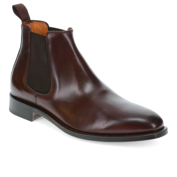 jones bootmaker Men's Cheltenham Handmade Chelsea Boots - Dark Brown