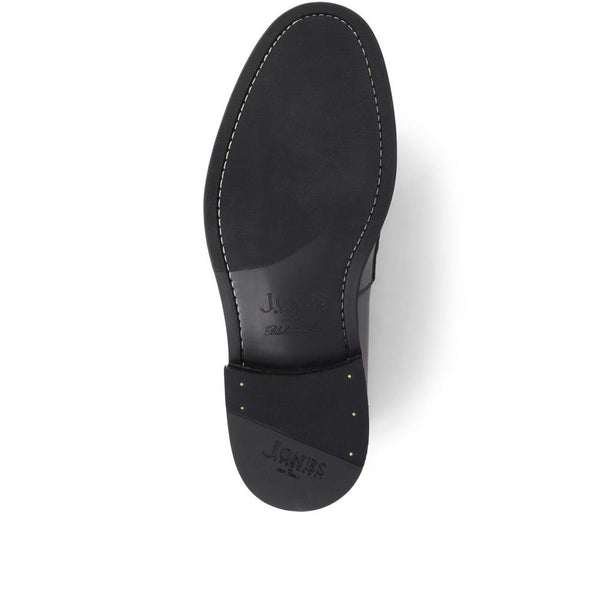 Jones Bootmaker Men's Chorleywood2 Leather Penny Loafers - Black