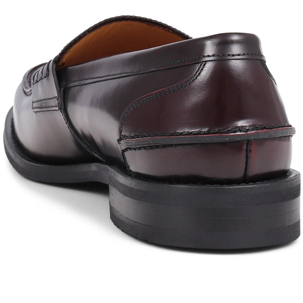 Jones Bootmaker Men's Chorleywood2 Leather Penny Loafers - Burgundy