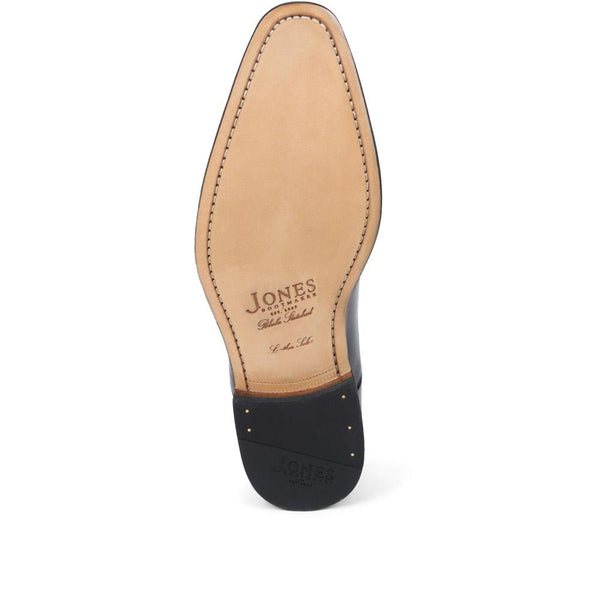 Jones Bootmaker Men's Cologne Leather Oxford Shoes - Black