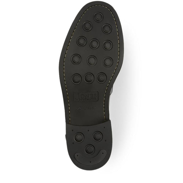 Jones Bootmaker Men's Conrad Leather Loafers - Black Polished