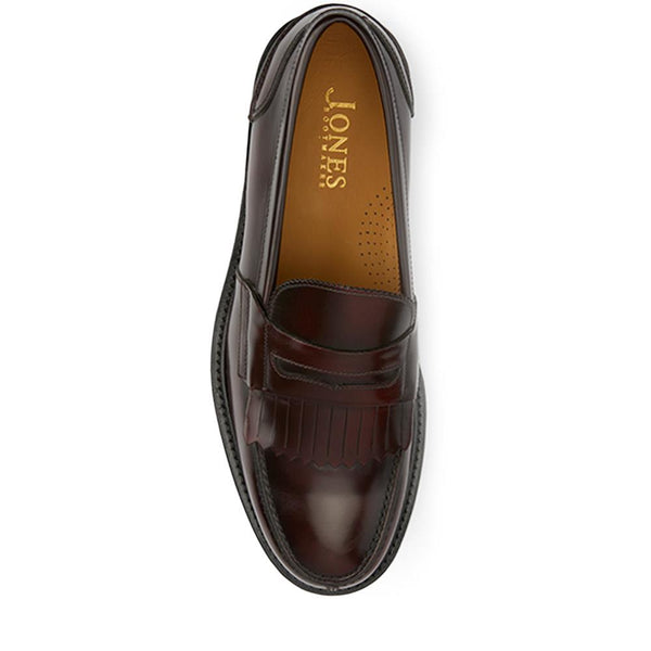 Jones Bootmaker Men's Conrad Leather Loafers - Burgundy