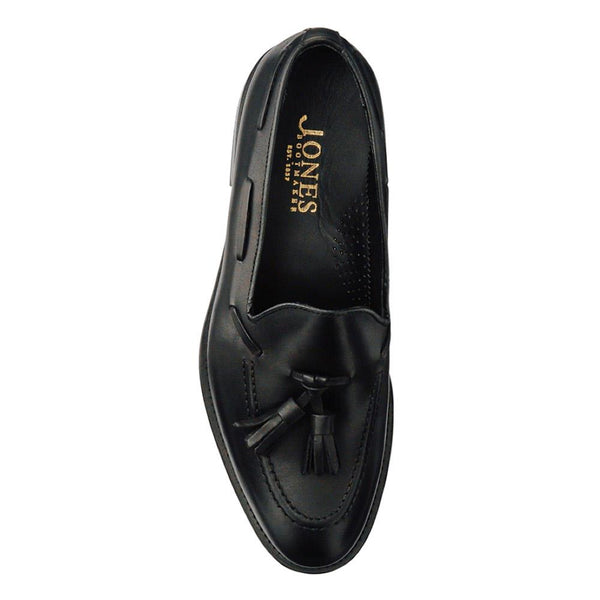 Jones Bootmaker Men's Corsino Smart Leather Loafers - Black