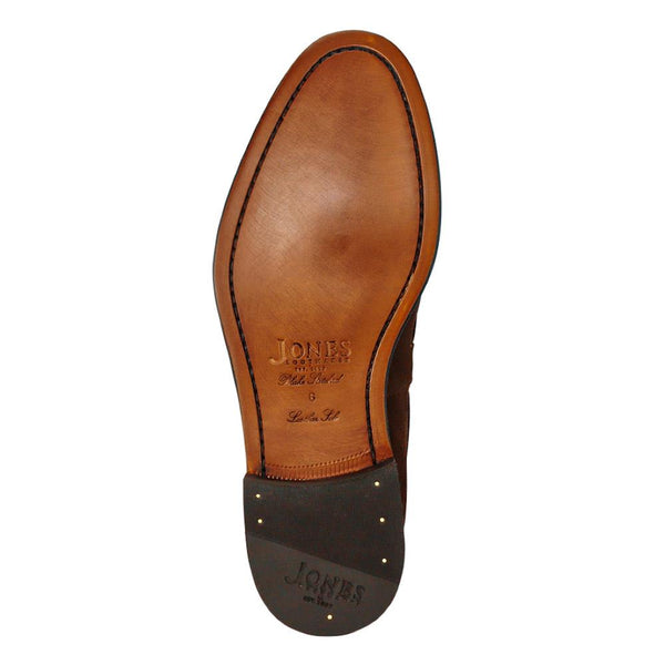 Jones Bootmaker Men's Corsino Smart Leather Loafers - Dark Brown Suede