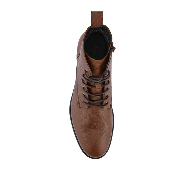 Jones Bootmaker Men's Dalias Leather Ankle Boots - Chestnut