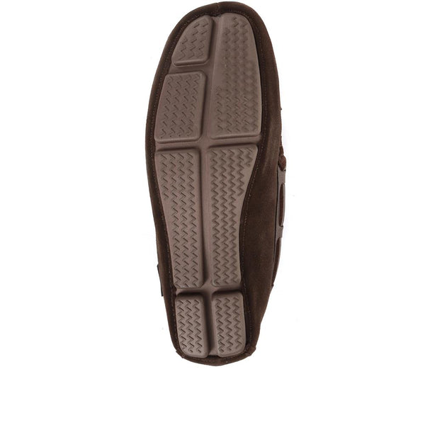 Jones Bootmaker Men's Dallas Sheepskin Lined Slippers - Brown