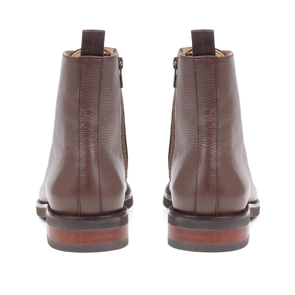 Jones Bootmaker Men's Darley Leather Lace Up Boots - Dark Brown