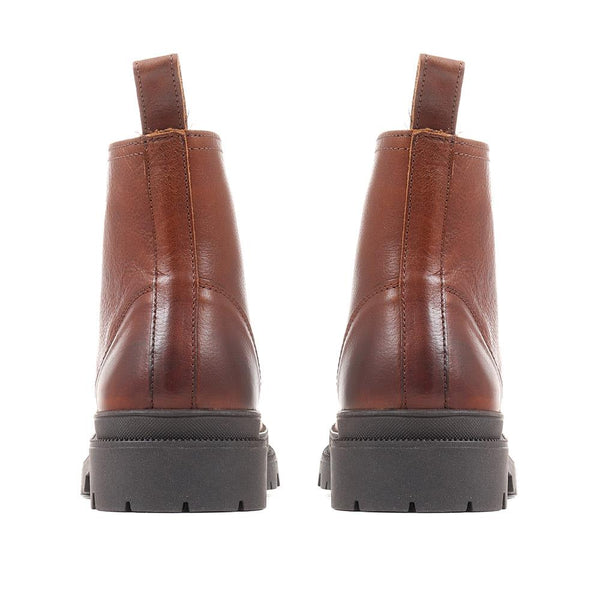 Jones Bootmaker Men's Dawley Leather Ankle Boots - Tan Grain