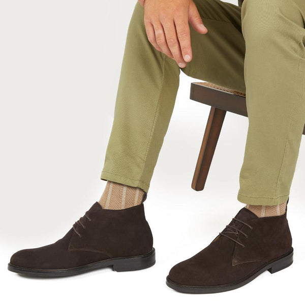 Jones Bootmaker Men's Deacon Suede Chukka Boots - Brown Suede
