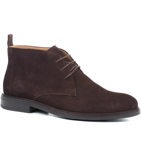 jones bootmaker Men's Deacon Suede Chukka Boots - Brown Suede