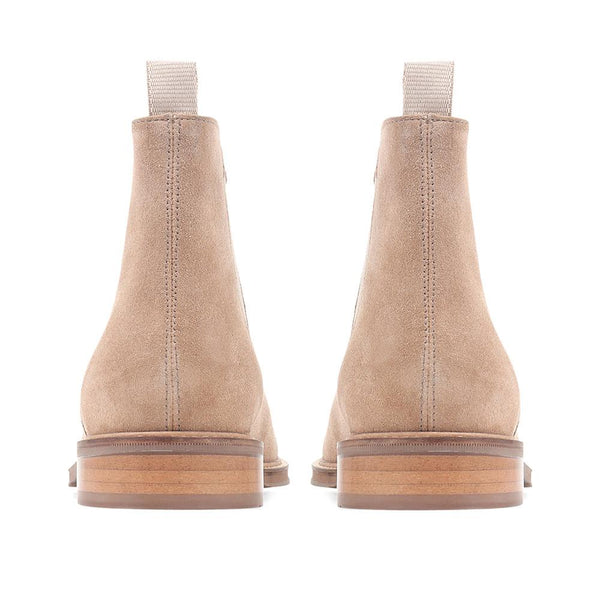 Jones Bootmaker Men's Deakin Leather Chelsea Boot - Sand Suede