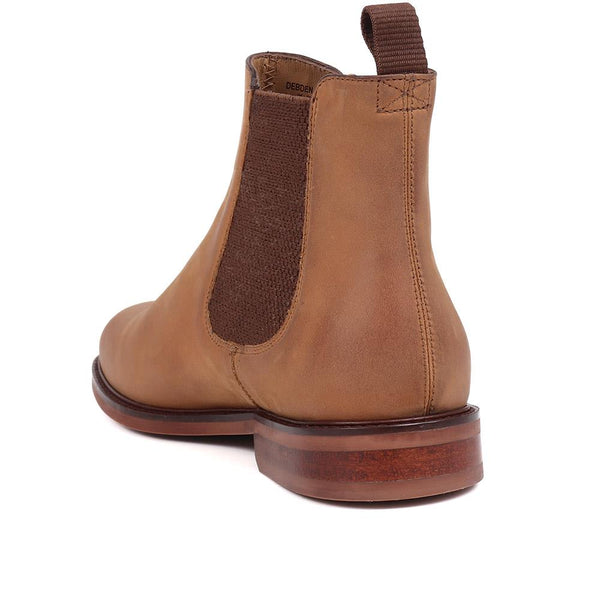 Jones Bootmaker Men's Debden Leather Chelsea Boots - Tan Nubuck