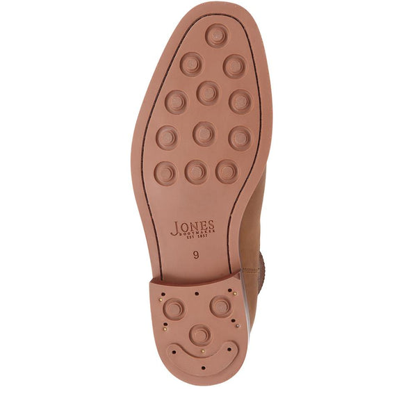 Jones Bootmaker Men's Debden Leather Chelsea Boots - Tan Nubuck