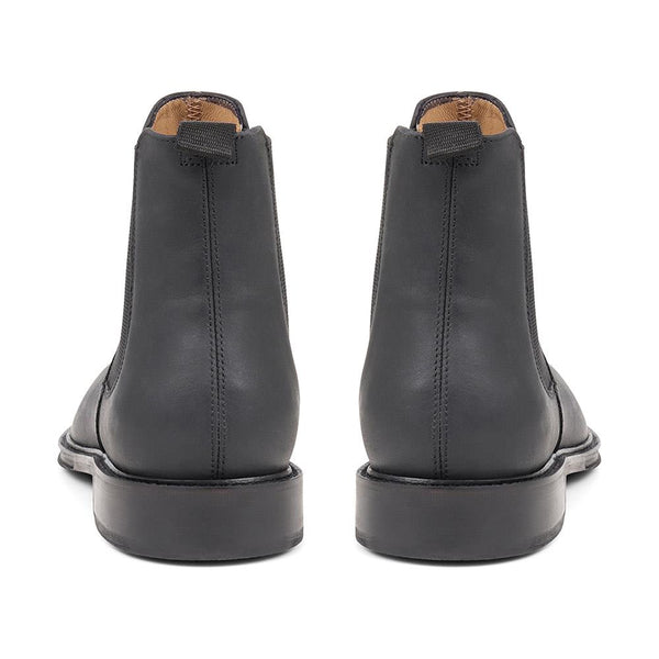 Jones Bootmaker Men's Debden Oiled Nubuck Leather Chelsea Boots - Black Nubuck