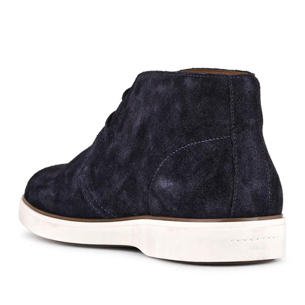 Jones Bootmaker Men's Demetrio Suede Leather Boots - Navy Suede