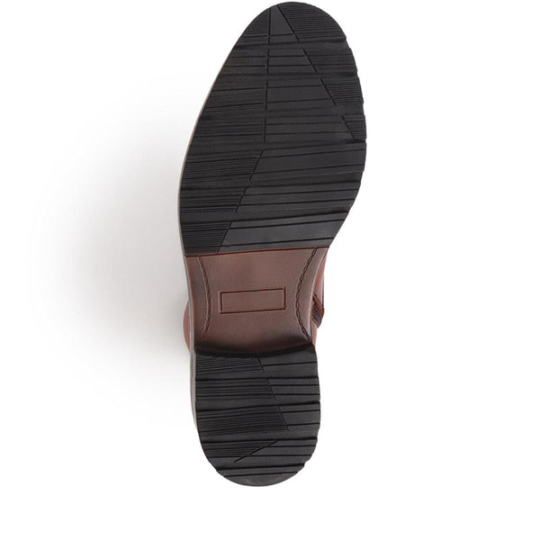 Jones Bootmaker Men's Derry Leather Lace-Up Boots - Tan