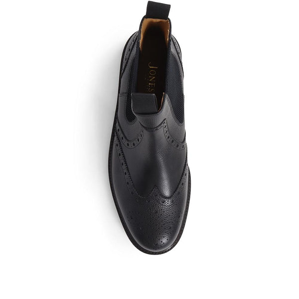 Jones Bootmaker Men's Desborough Leather Chelsea Boots - Black