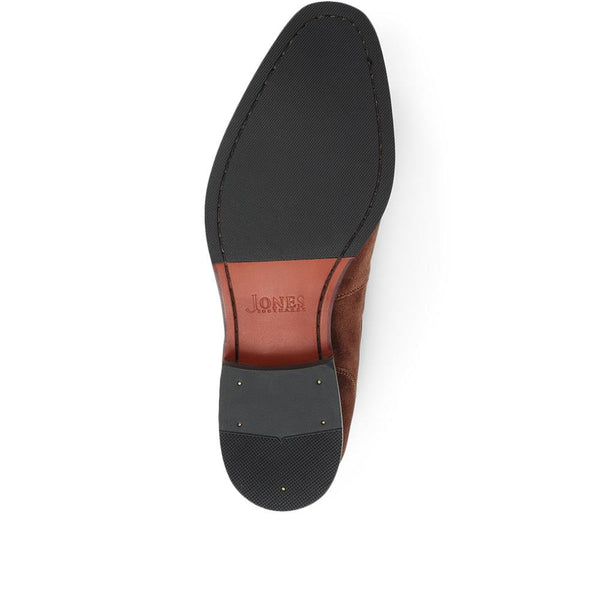 Jones Bootmaker Men's Devon Leather Tassel Loafers - Brown Suede