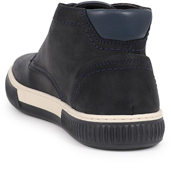 Jones Bootmaker Men's Dorset Leather Chukka Boots - Navy