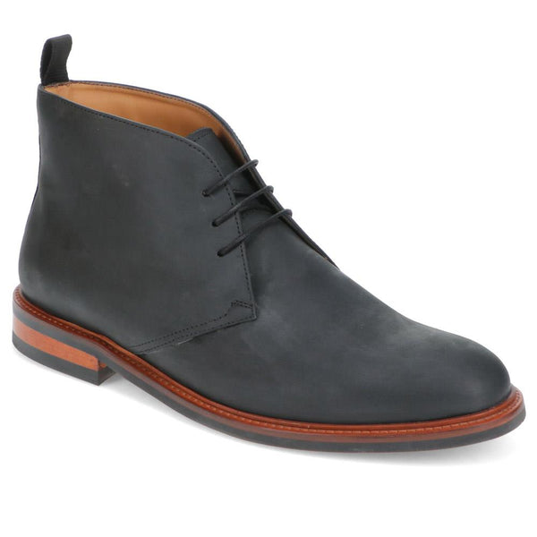 jones bootmaker Men's Driffield Leather Chukka Boots - Black