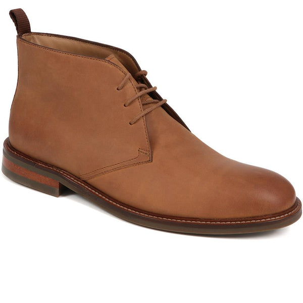 jones bootmaker Men's Driffield Leather Chukka Boots - Tan Nubuck