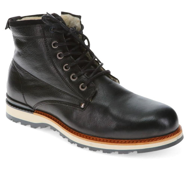 jones bootmaker Men's Ealing Leather Ankle Boots - Black