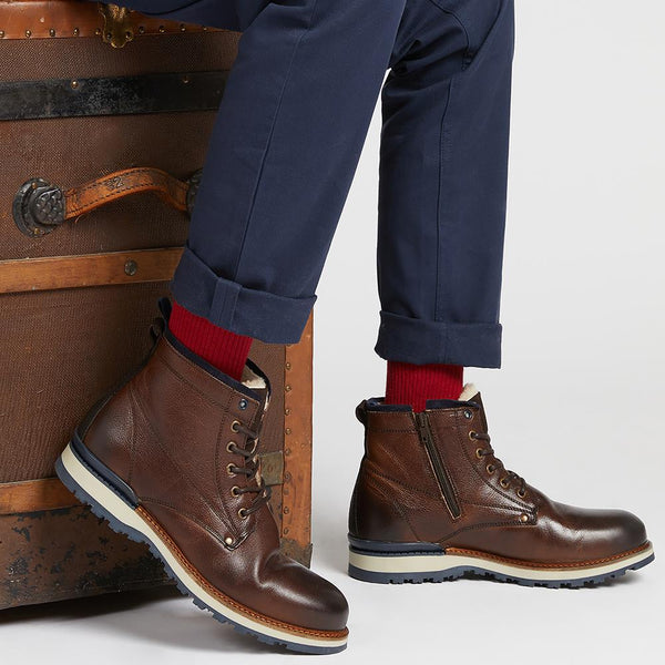 Jones Bootmaker Men's Ealing Leather Ankle Boots - Brown