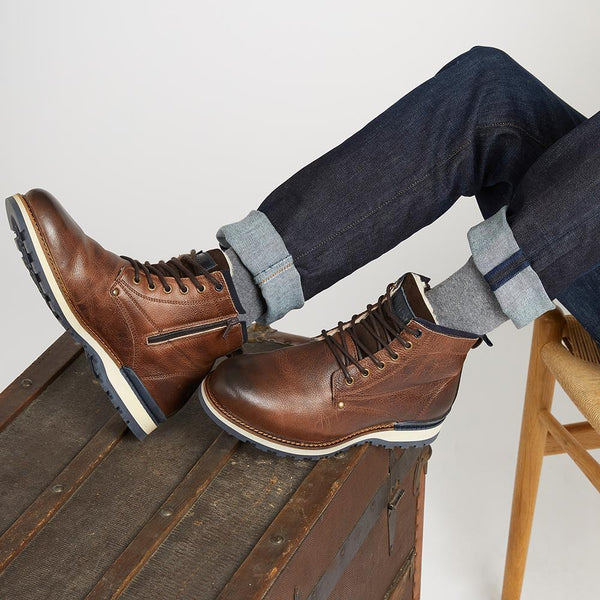 Jones Bootmaker Men's Ealing Leather Ankle Boots - Tan