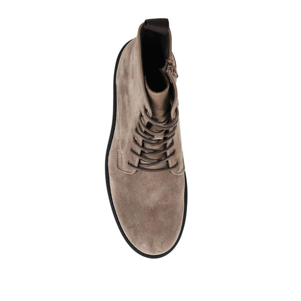 Jones Bootmaker Men's Elias Leather Lace-Up Boots - Taupe Suede