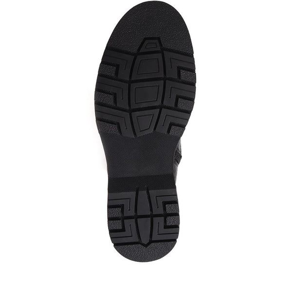 Jones Bootmaker Men's Elio Leather Lace Up Boots - Black