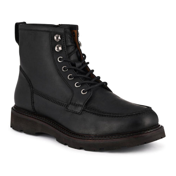 jones bootmaker Men's Essex Chunky Leather Boots - Black