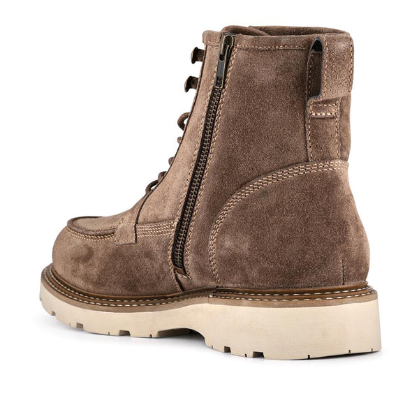 Jones Bootmaker Men's Essex Chunky Leather Boots - Taupe Suede