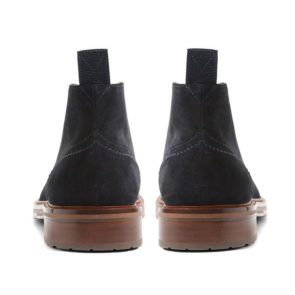 Jones Bootmaker Men's Evesham Leather Chukka Boots - Navy Suede