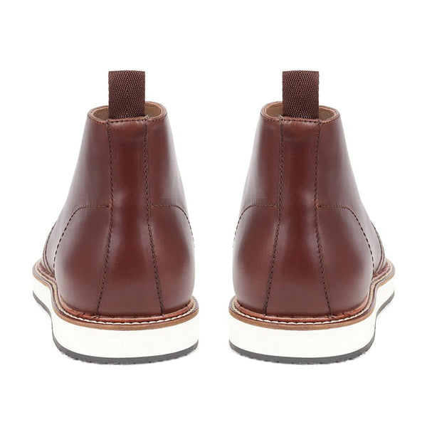 Jones Bootmaker Men's Ezra Leather Chukka Boots - Dark Brown