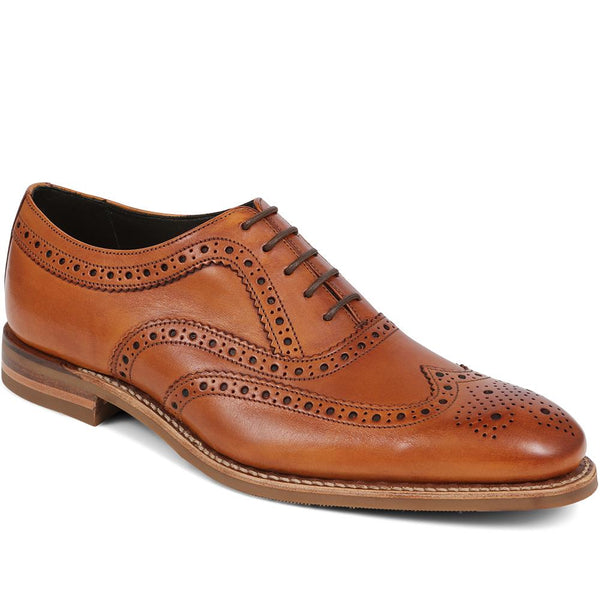 Jones Bootmaker Men's Fearnley Leather Oxford Brogues - Tan