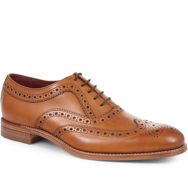 jones bootmaker Men's Fearnley Leather Oxford Brogues - Tan