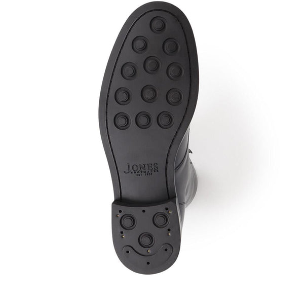 Jones Bootmaker Men's Finch Leather Lace-Up Boots - Black