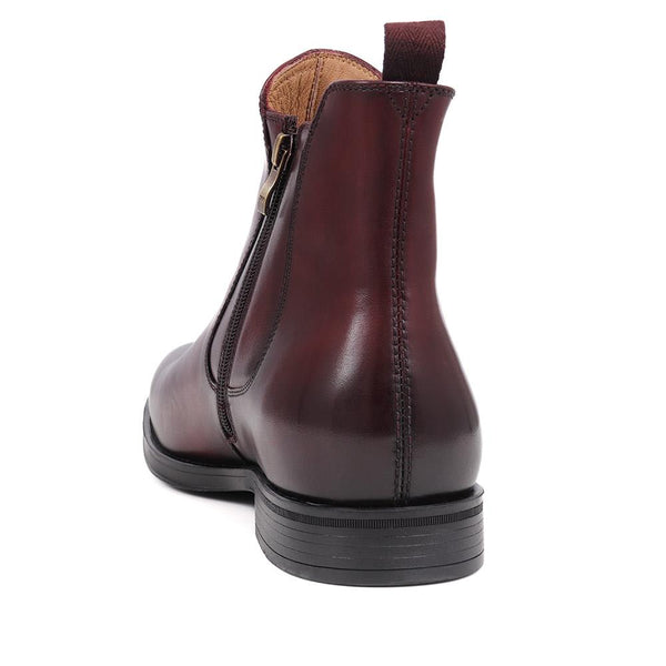 Jones Bootmaker Men's Gibson Leather Chelsea Boots - Burgundy