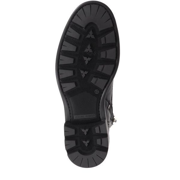 Jones Bootmaker Men's Guiseley Leather Lace-Up Boots - Black