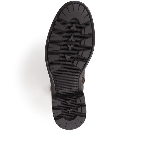 Jones Bootmaker Men's Guiseley Leather Lace-Up Boots - Brown