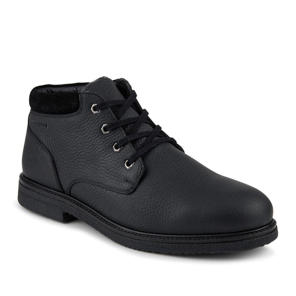 jones bootmaker Men's Halifax Waterproof Leather Ankle Boots - Black